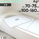 【レビュー特典】 日本製 東プレ 〔 Ag取っ手付きアルミ風呂ふた 〕 全9サイズ 奥行70〜75cm × 横幅100〜160cm 組み合わせタイプ ふろふた ...