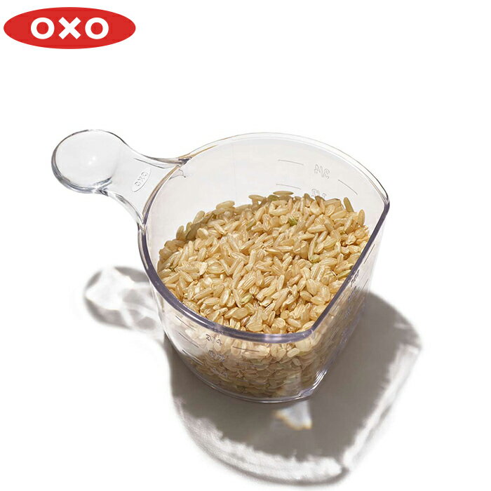 [SS期間中に店内3点購入で10倍] OXO オクソー 〔 ライスカップ 〕 カップ メジャーカップ お米 米 計量 1合 180ml ポップコンテナ アクセサリー 持ち手 キッチンツール キッチン用品 ロングセ…