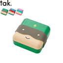 【レビュー特典】 tak. 〔 スーパーヒーローランチボックス 〕 タック 日本製 子供用 グリーン ブルー ピンク JTN-3000 レンジ可 食洗機可 弁当...