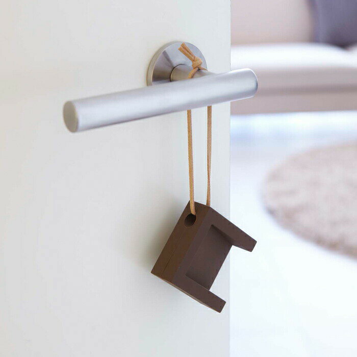 【レビュー特典】 〔 山崎実業 ドアストッパー キューブ 〕 CUBE ドア止め 扉止め ドア 扉 ストッパー 固定 ドアストップ ドアストッパー ドアノブ 引っ掛け シンプル コンパクト おしゃれ スタイリッシュ 玄関 シリコン 7109 7110 公式 ブラウン グレー YAMAZAKI [3]