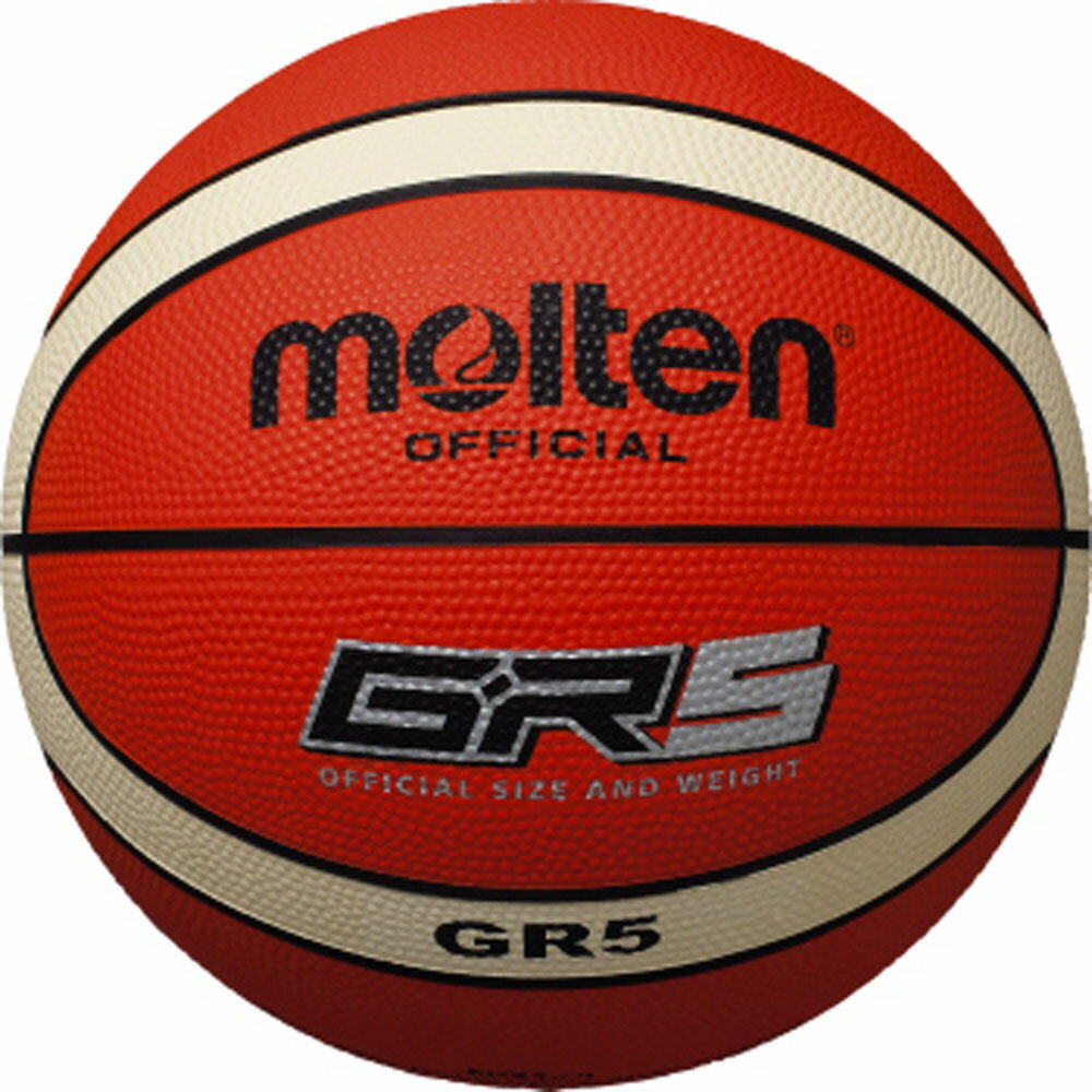 モルテン（Molten）　BGR5OI　バスケットボール　ゴム　GR5　5号球 16SS
