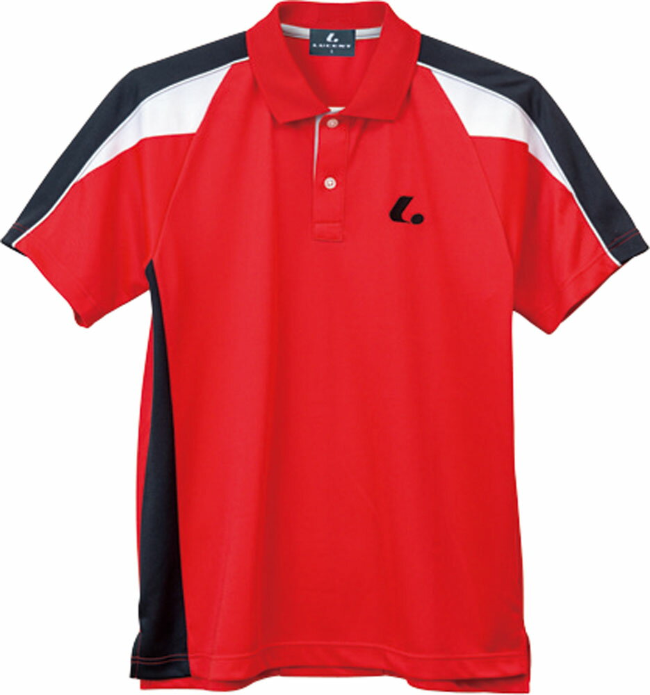 LUCENT（ルーセント）　XLP8321　テニス　ユニセックス ゲームシャツ レッド 16FW