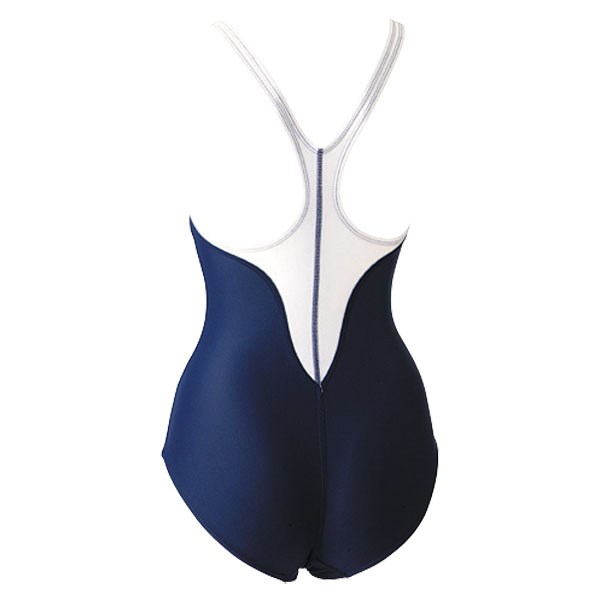For Women - FOOTMARK（フットマーク）　101530B1　01（ホワイト）　スイミング　水着　アクアライン水着（ワンピース）3L、4L 18SS