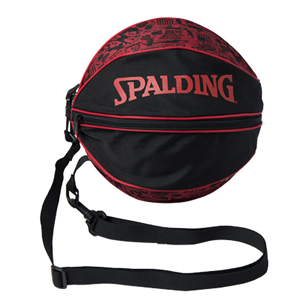 スポルディング（SPALDING）　49-001GR　バスケットボール　バック　ボールバッグ グラフィティ レッド　19SS