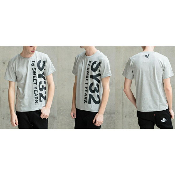 ＜限定クーポン発行中 5/27 01:59まで 楽天お買い物マラソン＞ SWEET YEARS（スウィート イヤーズ）　SY32　TNS1709　60　GRAY　サッカー　フットサル　VERTICAL LOGO TEE　20SS