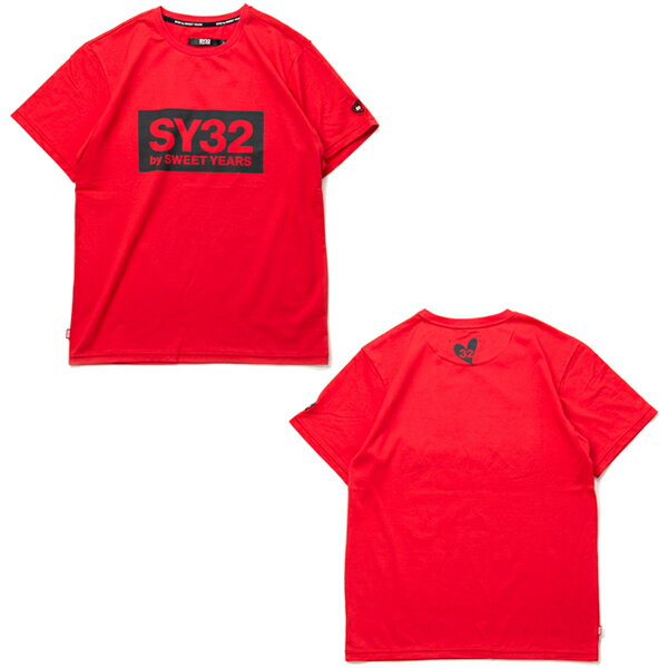 ＜限定クーポン発行中 5/27 01:59まで 楽天お買い物マラソン＞ SWEET YEARS（スウィート イヤーズ）　SY32　TNS1708　50　RED　サッカー　フットサル　BOX LOGO TEE　20SS