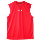 フィンタ(FINTA) FTW7033 071 レッド サッカー ノースリーブ インナーメッシュシャツ 20SS