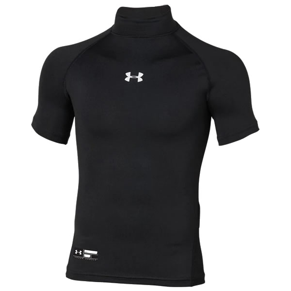 アンダーアーマー（UNDER ARMOUR）　1358650　001　野球　アンダーシャツ　UA ヒートギアアーマー ショートスリーブ モック ユース　20FW