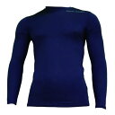 アールズコート(EARLS COURT) EC03 NAVY サッカー 長袖 クルーネックインナーシャツ 20FW