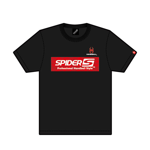 スパイダー（SPIDER）　SPIDERHS 04　ハンドボール　DRY Tシャツ Design No.4 BLACK　21SS