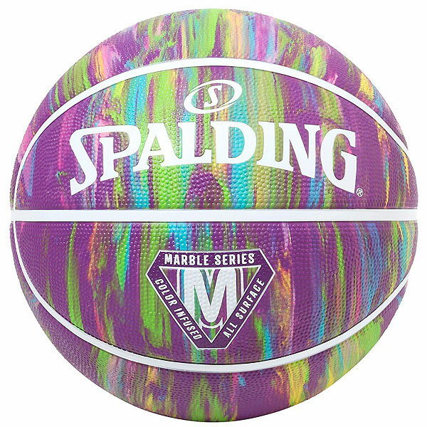 メーカー スポルディング （SPALDING） カテゴリー バスケットボール 分類 ボール 商品名 スポルディング （SPALDING）　84-412Z　バスケットボール　ボール　マーブル パープル SIZE6　21FW 品番 SPD-84...