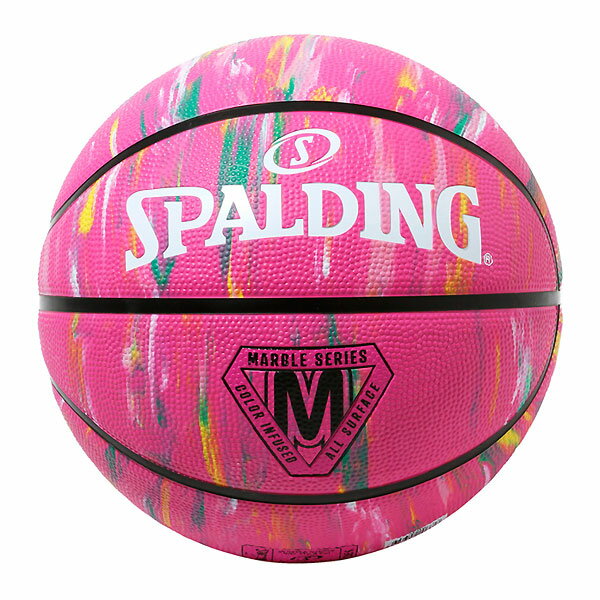 スポルディング （SPALDING）　84-411Z　バスケットボール　ボール　マーブル ピンク SIZE6　21FW