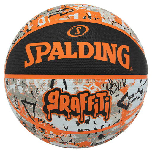 スポルディング (SPALDING) 84-519J バスケットボール ボール グラフィティ オレンジ SIZE5 21FW スポルディング (SPALDING) 84-519J バスケットボール ボール グラフィティ オレンジ SIZE5 21FW