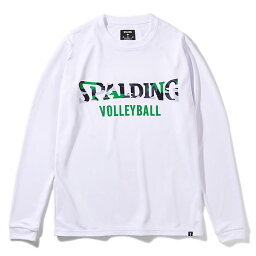 スポルディング （SPALDING）　SMT211780　2000　バレーボール　ロングスリーブTシャツ マルチカモロゴ　21FW