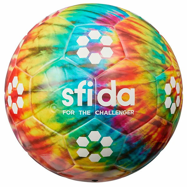 SFIDA（スフィーダ）　SB21HP01 RAINBO　サッカー　ボール　5号球 HIPPIE PRAYER ヒッピープレイヤー 21FW