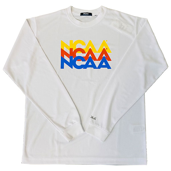 NCAA（エヌシーエーエー）　KM0106　01　バスケットボール　グラフィックロングTシャツ 　21FW