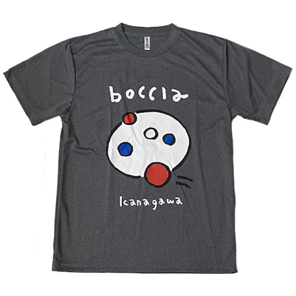 ボッチャ（BOCCIA）　GRY　ボッチャ　KANAGAWA　半袖　Tシャツ　グレー 22SS