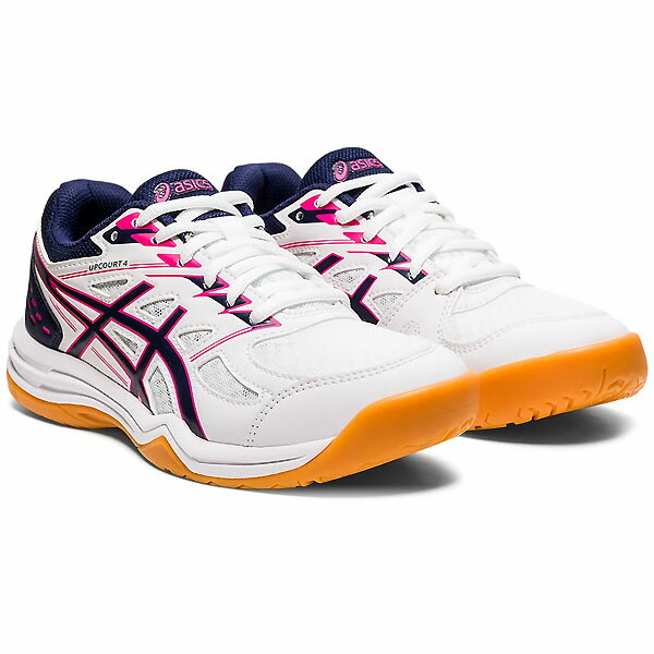 asics（アシックス）　1074A027　102　バレーボール　シューズ　ジュニア　UPCOURT 4 GS　アップコート 4 GS　22SS＜今ならナンバーシールプレゼント中！＞