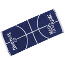 <限定クーポン発行中 9/4 20時〜 楽天スーパーセール> スポルディング (SPALDING) SAT211130 バスケットボール ジャガードタオル ボー...