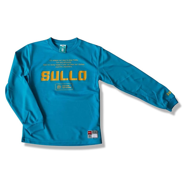 スージョ（SULLO）　1420204005 BLU　サッカー　フットサル ジュニア 長袖Tシャツ Jr.INTRO L/S PRA SHIRT 22SS