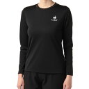 le coq sportif(ルコック) QMWTJB30Z BLK マルチSP レディース Tシャツ エコペット ロングスリーブシャツ 22SS(4)