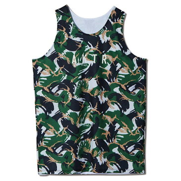 AKTR（アクター）　122002001 GRWH　バスケットボール　タンクトップ　DPM CAMO REVERSIBLE TANK 22SS