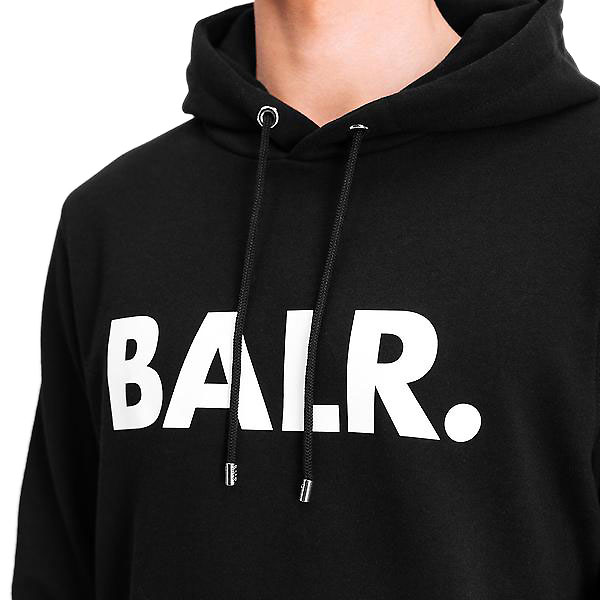 ����ꥯ���ݥ�ȯ���� 3/11 01:59�ޤ� ��ŷ�����ѡ�������� �ܡ��顼��BALR.�ˡ�B12611017 BLK�����å������ѡ����� �ա��ǥ��� BRAND STRAIGHT HOODIE 22SS