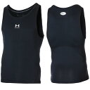 ＜ポイント5倍+クーポン配布中 2/23 1:59まで＞ アンダーアーマー（UNDER ARMOUR）　1371947　001　バスケットボール　UA ヒートギア コンプレッション シリーブレス タンク　22SS