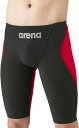 ARENA(アリーナ) ARN1011M BKRD スイミング 水着 メンズ 競泳用 ハーフスパッツ 20SS