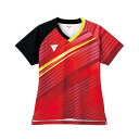 <限定クーポン発行中 7/11 01:59まで お買い物マラソン> VICTAS(ヴィクタス) 512103 9000 卓球 V-LGS224 ゲームシャツ レ...
