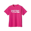 VICTAS（ヴィクタス）　632101　7100　卓球　プレイ ロゴ ティー PLAY LOGO TEE プラクティスシャツ　22SS
