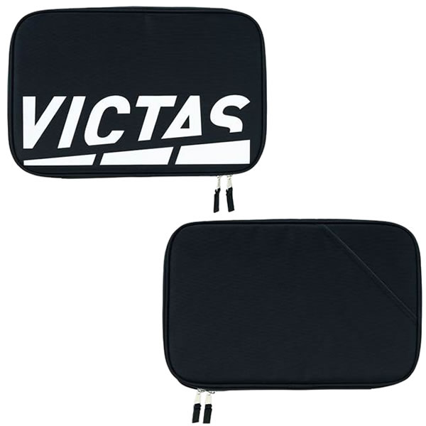 VICTAS(ヴィクタス) 672101 1900 卓球 プレイ ロゴ ラケット ケース スクエア型 ラケット2枚収納可能 インナーケース付 22SS