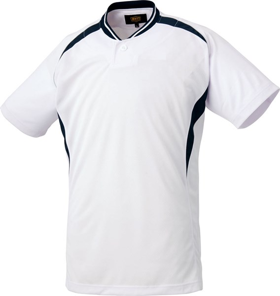 ＜限定クーポン発行中 2/10 01:59まで お買い物マラソン＞ ZETT（ゼット） BOT741 1129 野球 ベースボールTシャツ ベースボールシャツ ホワイト/ネイビー 22SS