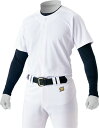ZETT（ゼット）　BU1281S　1100　野球　MECHAPAMユニフォーム ニットフルオープンシャツ　ホワイト　21SS