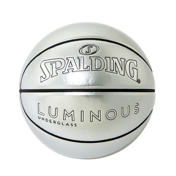 ＜限定クーポン発行中 11/27 01:59まで ブラックフライデー＞ スポルディング （SPALDING） 77-433J バスケットボール ボール ルミナス アンダーグラス シルバー 7号球 22FW