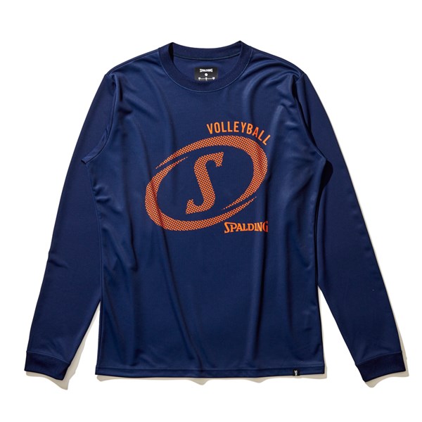 スポルディング (SPALDING) SMT22183V 5400 バレーボール ロングスリーブTシャツ ファスト S 22FW