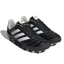 メーカー adidas（アディダス） カテゴリー サッカー 分類 スパイク 商品名 adidas（アディダス）　ID4306　サッカー　スパイク　COPA ICON　コパ アイコン ジャパン HG/AG　23Q1 品番 ADJ-ID4306 カラー・仕様・サイズ カラー：ID4306（コアブラック/フットウェアホワイト/ゴールドメタリック） アッパー：天然皮革/合成皮革 ソール：合成底 対応グラウンド：土・ロングパイル人工芝・天然芝グラウンド 対象：メンズ・ユニセックス 商品説明 クラシックなディテールが特徴的なサッカースパイク。伝説のコパ ムンディアルをベースにしたコパ アイコン。前足部をしなやかに包み込むカウレザーにクラシックなステッチを施し、足に吸い付くボールタッチを導く。内側の合成スエードのカラーライニングとシュータンが、快適に足をホールド。太陽が照りつけるピッチを掴み安定感をもたらす、軽量アウトソールを合わせている。 　 　 　 　 　 　 　 　 ※この商品のカラーは、 ID4306（コアブラック/フットウェアホワイト/ゴールドメタリック） となります。