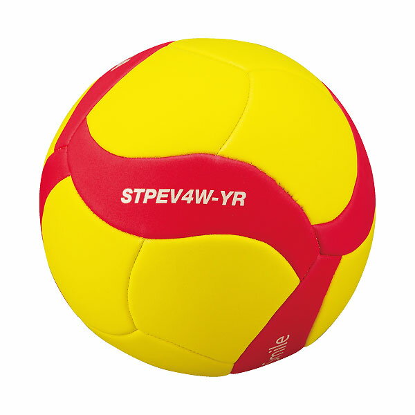 ミカサ(MIKASA) STPEV4WYR バレーボール ボール スマイルバレー 4号球 イエロー×レッド 22SS