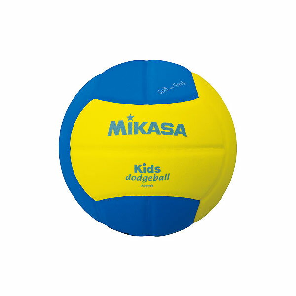 ミカサ(MIKASA) SD00YBL ドッジボール ボール スマイルドッジボール 0号球 イエロー×ブルー 22SS