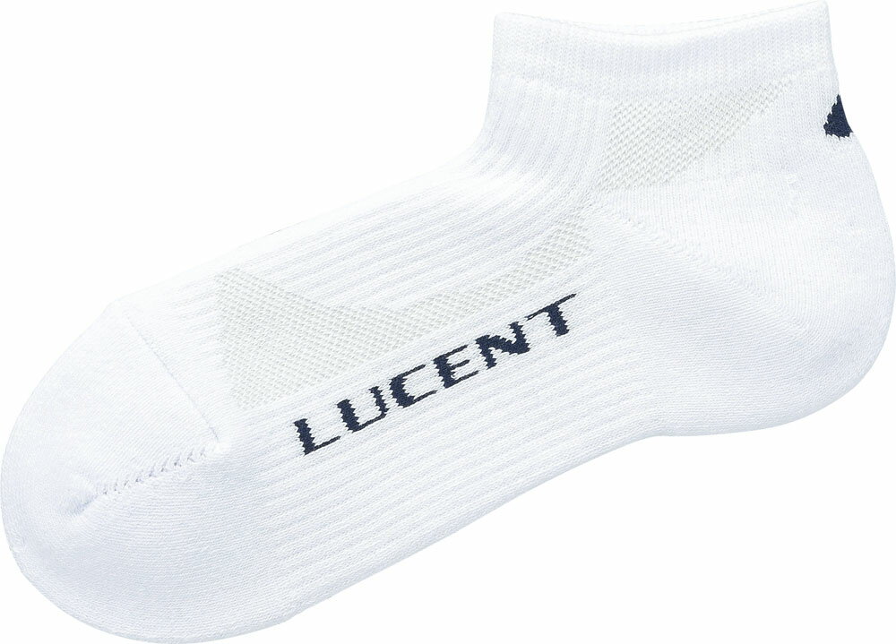 LUCENT（ルーセント）　XLN1920　テニス　ソックス　メンズソックス（ベリーショート） ホワイト　16FW