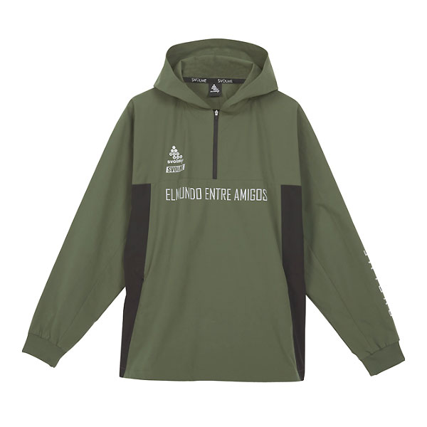 SVOLME（スボルメ）　123107401 044　サッカー　フットサル ピステ ハーフZIP フーディー 23FW