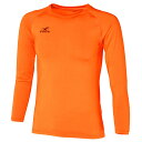 フィンタ(FINTA) FT5998 6100 サッカー フットサル ジュニア ストレッチ 長袖 クルーネック アンダーシャツ オレンジ 23FW
