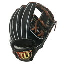 <限定クーポン発行中 7/26 01:59まで お買い物マラソン> Wilson(ウイルソン) WBW101065 BLKSS 野球 硬式 グラブ Wilson Staff デュアル 内野手用 86型 24SS