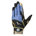 <ネコポス発送 送料無料> ミズノ(MIZUNO) 1EJEY54609 野球 バッティンググローブ ジュニア 限定 ONE PIECE バッティンググラブ 両手用 24AW