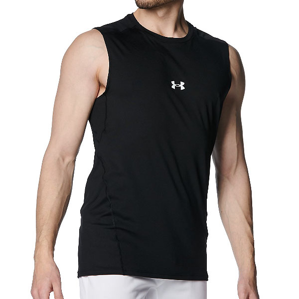 メーカー アンダーアーマー（UNDER ARMOUR） カテゴリー 野球 分類 アンダーシャツ 商品名 アンダーアーマー（UNDER ARMOUR）　1384733 001　野球　UA ヒートギア コンフォート フィッティド スリーブレス クルーネック シャツ　24SS 品番 UA-1384733-001 カラー・仕様・サイズ カラー：001（ブラック） 素材：ポリエステル90%/ポリウレタン10% 機能：吸汗速乾 生産国：カンボジア製 商品説明 優れた速乾性、激しい動きに対応するストレッチ性、羽のように軽いしなやかさがパフォーマンスを支える。学生野球に対応できるようユニフォームから見えない位置にロゴを配置。肌への締め付けを抑え、ソフトな着心地を実現したベースレイヤー。滑らかで肌触りが良く、軽量で吸汗速乾性に優れた生地を使用。 　 　 　 　 　 　 　 　 ※この商品のカラーは、 001（ブラック） となります。