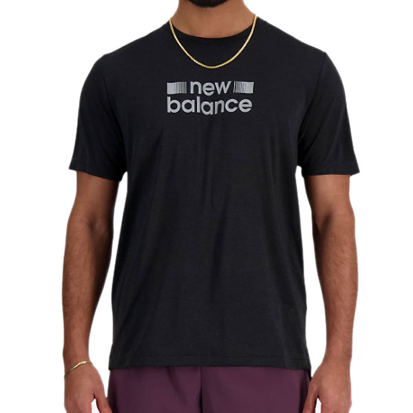 ＜限定クーポン発行中 4/10 01:59まで お買い物マラソン＞ ＜ネコポス発送 送料無料＞ ニューバランス（new balance）　MT43256 BK　マルチSP　Athletics グラフィック S/S Tシャツ　24FW