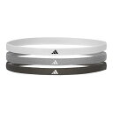 <ネコポス発送> adidas(アディダス) ADAC16203 マルチSP ヘアバンド 3本組 24Q3(4)