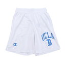 <ネコポス発送 送料無料> Champion(チャンピオン) C3AB563 010 バスケットボール プラクティスパンツ UCLA ショーツ 24FW