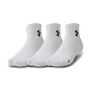 <限定クーポン発行中 7/26 01:59まで お買い物マラソン> アンダーアーマー(UNDER ARMOUR) 1371937 100 バスケットボール ソックス UA ローソックス 3足セット 22SS