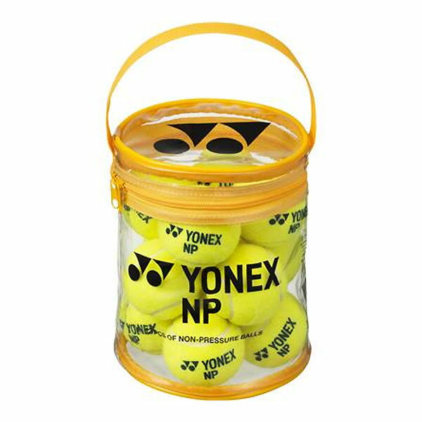 ＜限定クーポン発行中 11/27 01:59まで ブラックフライデー＞ Yonex（ヨネックス） TBNP12 004 テニス ボール ノンプレッシャーボール 12個入 24FW